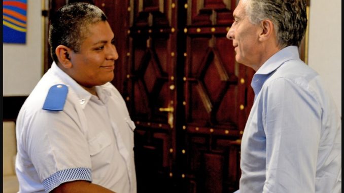 Chocobar con Macri