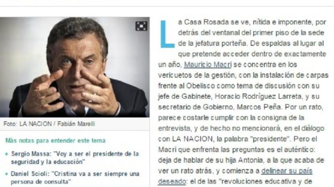 Macri el curro